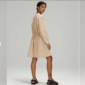 [0] Lululemon Athletica Ventlight Button Front Dress Womens 2in1 Jacket & Dress